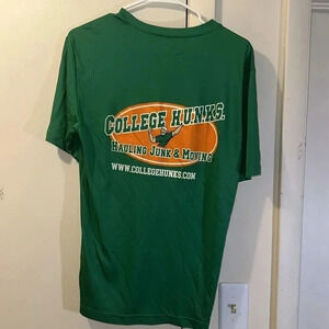 College H.U.N.K.S. Hauling & Moving Crew T-Shirt Short Sleeve Sport Tek Brand SM